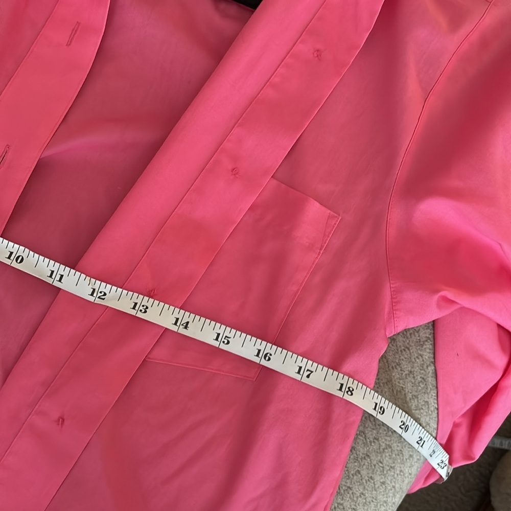 Foxcroft Fuchsia Button-Up Blouse Size 4 - image 4